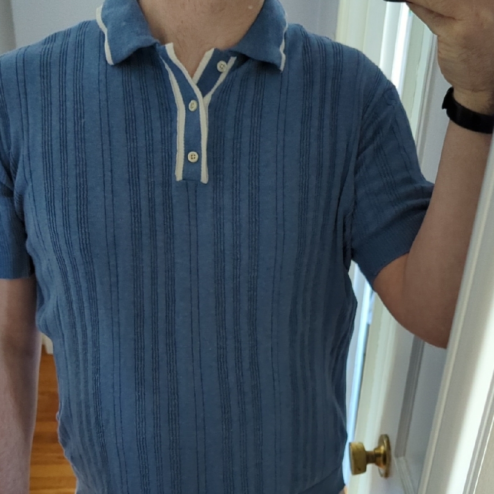 Men's Blue Polo Shirt